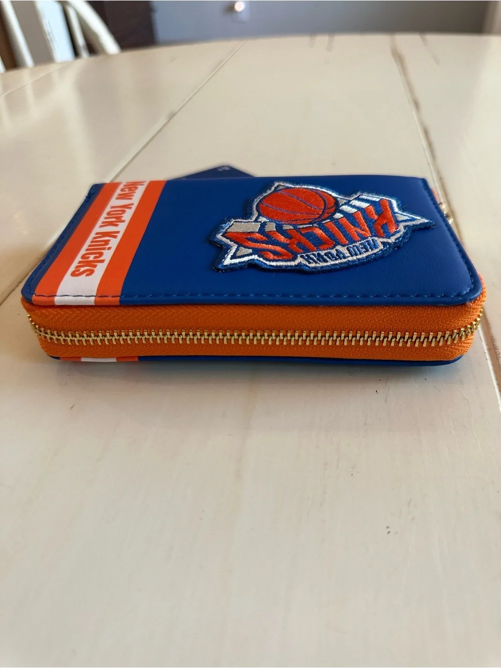 Loungefly NY Knicks Blue & Orange Zip Wallet